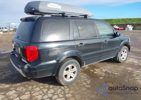 2003 Honda Pilot Ex-L из США, поврежденный, VIN 2HKYF18503H538065